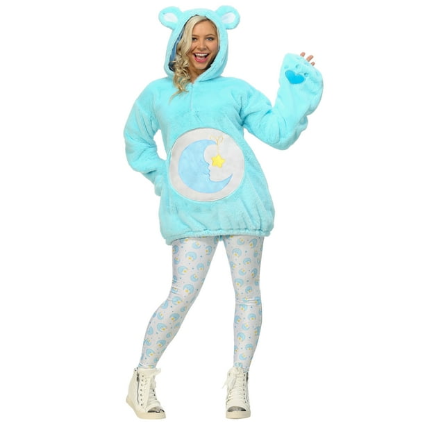 Care Bears Deluxe Bedtime Bear Hoodie Women's Costume - Walmart.com ...