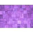 thumbnail image 1 of Ahgly Company Indoor Rectangle Patchwork Purple Transitional Area Rugs, 8' x 12', 1 of 4