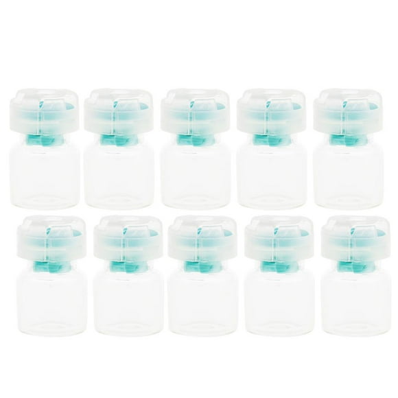 10pcs vacías de Frascos con tornillo negro Azul 3ml shamjiam Botella vacía rellenable