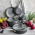 thumbnail image 3 of GreenPan Chatham ceramic Non-Stick 10Pc Cookware Set, Grey - CC000126-001, 3 of 12