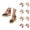 Coffee, variant on Platform Wedge Sandals for Women 2026 Summer Trendy Espadrille Lace Closed Toe Ankle Strap High Heel Beach Sandals