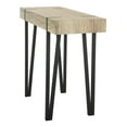 thumbnail image 5 of SAFAVIEH Alyssa Rectangular Mid-Century Wood Top Console Table, Brown, 5 of 9
