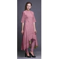thumbnail image 3 of Bimba Kurtis Indiennes Roses à Imprimé Floral en Blocs pour Femmes, Tenue de Fête, Longue Anarkali Kurta Kurti Indienne-Petit, 3 of 5
