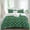 Grass Green, variant on Vintage Green Check Set of 4 Bedding Quilt Covers, Geometric Tartan Plaid Ethnic 4-Piece Bed Sheet Set with Extra Soft Bed Sheets Quilt Cover Pillowcase, Queen