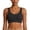 Black, variant on Seamless Comfort Bralette Top Soft Wireless Bra With Fixed Cups Lightweight T Shirt For Everyday Wear, XL, Black