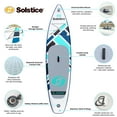 thumbnail image 4 of Solstice Watersports Islander 11' Inflatable Stand-Up Paddle Board Kit,Teal, 4 of 5