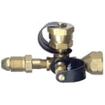 thumbnail image 3 of JR Products 07-30135 Propane Branch Tee Male 1"-20 Cylinder Thread x Female POL x 1/4" Female, 3 of 4