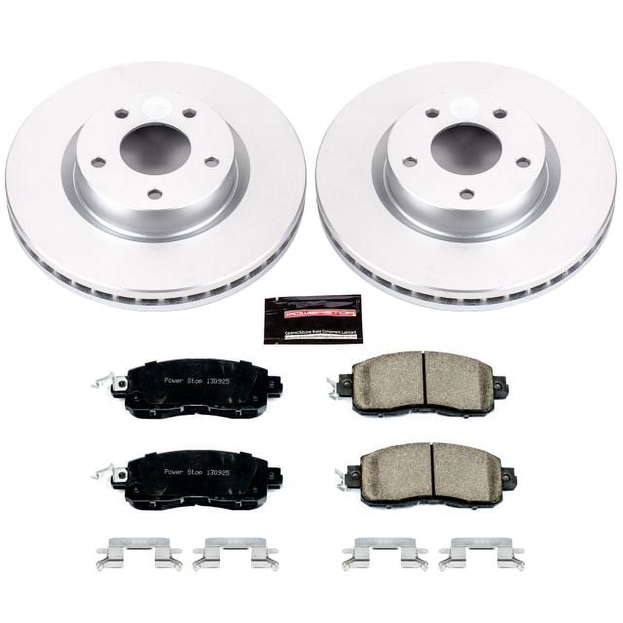 PowerStop Front Geomet Coated Brake Rotor and Pad Kit Fits: NISSAN Select Models CRK6494