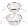 thumbnail image 1 of MasteelfCA 2 Pcs Panier de Friture Poignée Panier de Friture en Acier Inoxydable pour Cuisine, 1 of 8