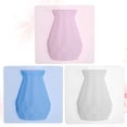 thumbnail image 2 of KAKOWELY 3Pcs Silicone Wall Hanging Vase Wall Mounted Planter Punch Free Flower Pot Plant Holder Flowers Hanger Decorative Wall Vertical Container (Random Color),5.91X"X5.91"X1.57", 2 of 5