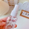 thumbnail image 3 of Botellas de Spray vacías transparentes de Hello Kitty, contenedor recargable de dibujos animados, contenedor de cosméticos vacío, traje de viaje portátil, 50ML, 3 of 4