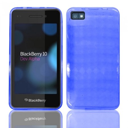 Insten Blue TPU Soft Gel Cover Case For Blackberry 10