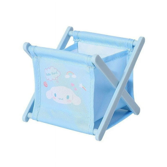 Sanrio Kawaii Hello Kitty Storage Box Cinnamoroll My Melody Kuromi Cartoon Cute Folding Shelf Ins Anime Desktop Storage Box Gift