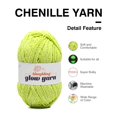 thumbnail image 4 of Hilo Bulingbuling Glow in Dark Chenille, 100 g, color verde fluorescente, 4 of 7