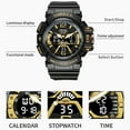 thumbnail image 6 of SMAEL 8065 New Outdoor Sport Men's Watch Military Waterproof Quartz Digital Dual Display Wristwatch Male LED Light Alarm Electronic Stopwatch, 6 of 10
