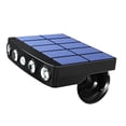 thumbnail image 3 of NUEVA luz solar al aire libre sensor de movimiento impermeable jardín LED lámpara solar focos para jardín camino calle luz de pared led Iluminación y accesorios Weißes Licht der schwarzen Muschel Naiovety HA005470-01B, 3 of 6