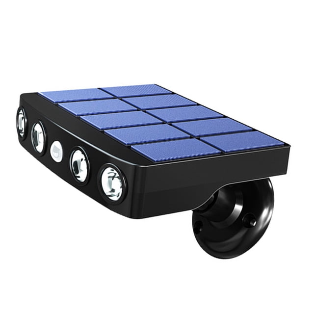 NUEVA luz solar al aire libre sensor de movimiento impermeable jardín LED lámpara solar focos para jardín camino calle luz de pared led Iluminación y accesorios Warmes Licht der schwarzen Schale Toystoory HA005470-02B