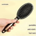 thumbnail image 4 of 3-pack (black) hair brush set - detangling brush, paddle brush, 4 of 5