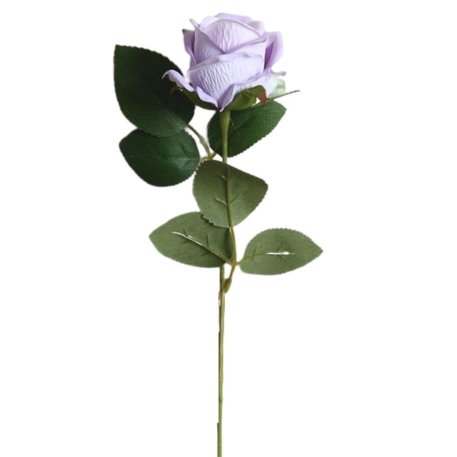 Guardoinrt Fake Rose Bouquet Exquisite Wedding Festival Indoor Decorations Simulation Flower Decoration Props Scene Layout Prop Light purple