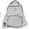 thumbnail image 6 of JKCCZLL Y2k Backpack Whimsical Backpack Cute Stripe Bookbag Japanese Medium Daypack Cutecore Supplies,Striped Star, 6 of 6