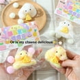 thumbnail image 6 of HZRSLY 2PC Soft Gel Hamster Stress Balls, Cuddly TPR Cushion Toys for Anxiety Relief, Adorable Desktop Decorations with Cheese Blocks and Balls, 6 of 7