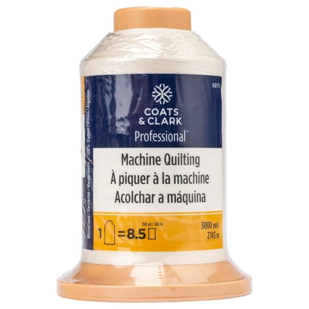 UPC: 0073650051487 | Coats & Clark™ Professional Machine Quilting Natural Cotton Thread 3000 Yards 30 Weight