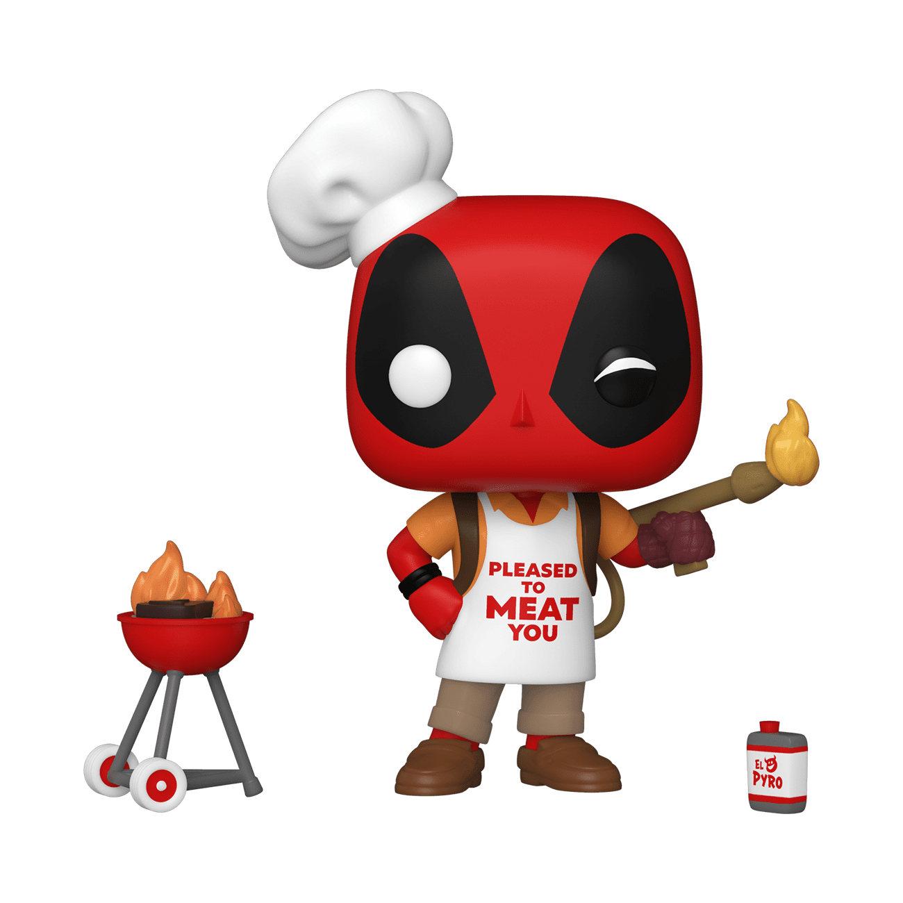 Funko POP! Marvel: Deadpool 30th - Backyard Griller Deadpool - Walmart.com