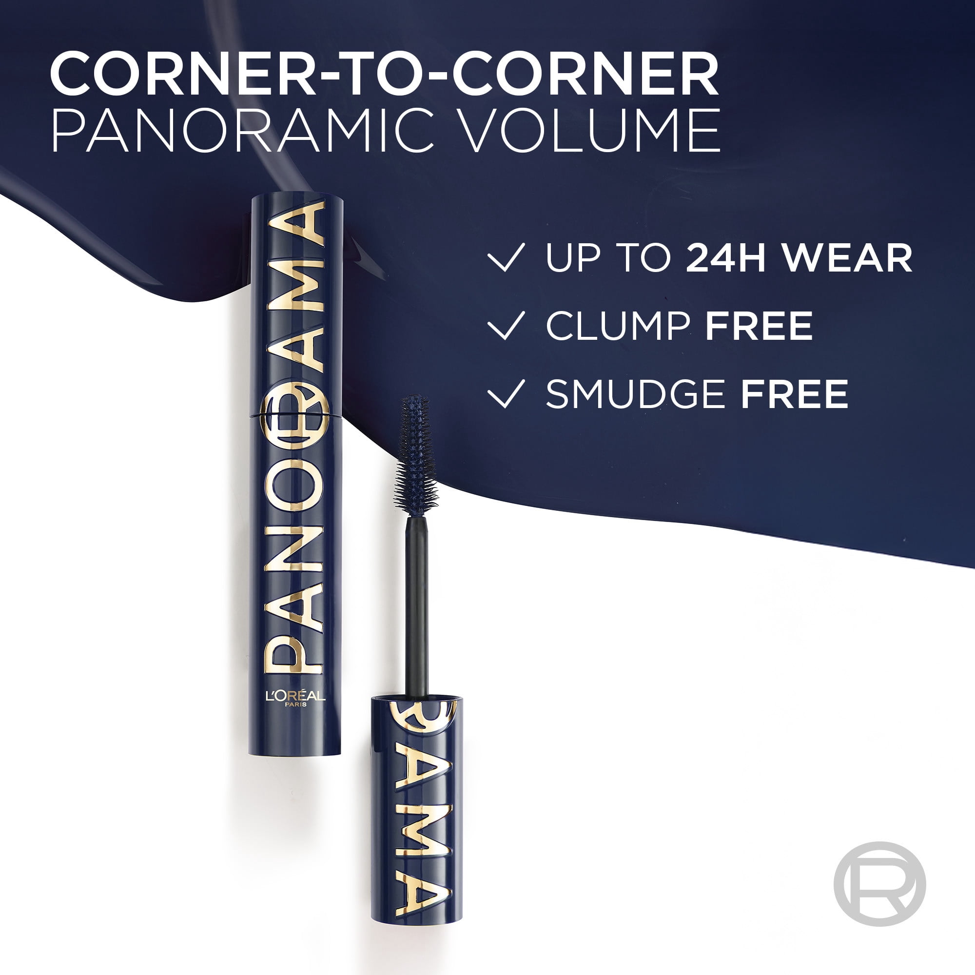 L'Oreal Paris Voluminous Panorama Mascara, Blue Suede Washable 706, 0.33 fl oz