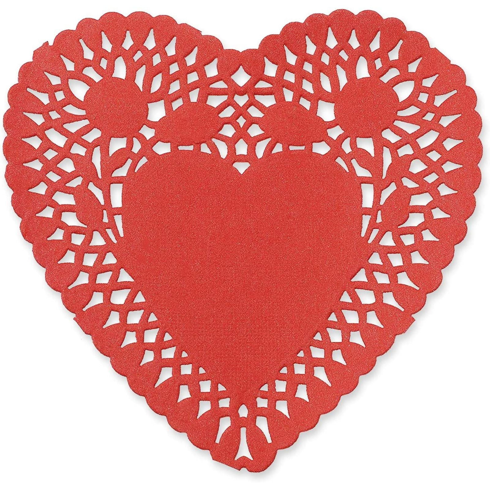 Hygloss Products 100 Pieces Heart Doilies 4” Party & Birthday White Gold Red Foil Tabletop Decorations for Wedding 100 Pack Inc 91049 and Silver Hygloss Products 100 Pieces Heart Doilies 4” Party & Birthday White Gold Red Foil Tabletop Decorations for Wedding 100 Pack Inc 91049 and Silver
