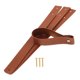 thumbnail image 1 of unbranded 4Ud Correa De Cuero Pared Para Sujetar Barra De Con Estilizado Marrón, 1 of 7