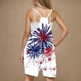 thumbnail image 4 of Auroural girls clothes size 8/10 jumpsuit for girls 9 years Girl's Summer Sleeveless Fashionable Printed Thin Strap Overalls With Pockets Jumpsuit Shorts Jumpsuit Shorts one piece jumpsuit kids, 4 of 5