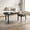 Black, variant on Rotatable Coffee Table with Storage Shelf - Modern 2-Tier Nesting Design
