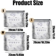 thumbnail image 3 of LQCrafK 30 Pcs Aluminum foil Freezer Bags, Reusable Food Storage and Preservation Slider Bags, Stand Up Foil Sealable Bags with Label and Zip Lock for Vegetable Fruit Meat,M, 3 of 7