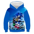 thumbnail image 3 of Ropa para niños Sudadera con capucha Sonic para niños y niñas Sudadera con estampado 3D Sudadera holgada de manga larga Primavera Otoño Suéter Sonic, 3 of 5