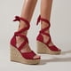 thumbnail image 1 of Zapatos de mujer Casual Peep Toe Cuñas Super High Heels Sandalias de moda con cordones Wmkox8yii sa4152, 1 of 9