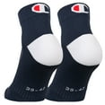 thumbnail image 2 of Champion Unisex Socks - Sports Socks, Ankle Socks, Performance 2 Pack Navy 43-46 (Uk 9-11), 2 of 2