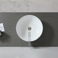 thumbnail image 5 of Ceramic Basin Above Counter Basin Bowl Shape White, 5 of 6