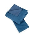 Better Homes & Gardens Solid Blue Chambray King Cotton Quilt