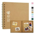 thumbnail image 4 of Dsscvnef 7x7 Inch DIY Scrapbook Album Hardcover Kraft Paper Memory Book for Photos Wedding Family Keepsake Handmade Craft Project, 4 of 4