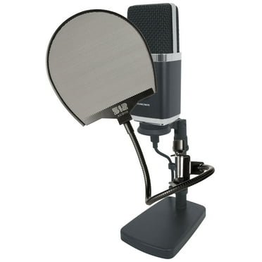 512 Audio Warm Audio Script Condenser Recording USB Microphone Stand Pop Filter