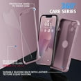 thumbnail image 4 of TEMOGU-for iPhone 13 Case with [2 Tempered Glass Screen Protector] [Camera Protection] Shockproof Soft Silicone Back and Hard PC Protective Bumper Cover for iPhone 13 Phone case (2021)-Blackcurrant, 4 of 4