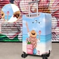 thumbnail image 5 of Travel Luggage Cover Suitcase Girl Protector Storage Fits 18-32 Inch Luggage Flower Luggage Protector Wheel Covers Patterned Travel with Pocket Elastic Luggage Anti-scratch Suitcase Cover XL, 5 of 6