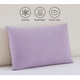 thumbnail image 3 of Blue Ocean Textiles Cooling Pillowcase, Lilac Bloom Wave, Standard/Queen, 1 Piece, 3 of 8