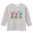 thumbnail image 5 of Avtoify Girls Long Sleeve Shirts Children's Fashion Heart Printed 3/4 Sleeve Round Neck Fashionable and Casual Tops/shirt, 5 of 5