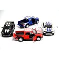 thumbnail image 2 of KiNSMART 2013 Ford F-150 SVT Raptor Supercrew SetOf4 w/Racing Strips 1:46 Scale 5inch Die Cast Metal Model Toy Trucks, 2 of 4