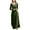 06-Green351, variant on XIAONU Women's Linen Maxi Dress Long Sleeve Round Neck Renaissance Casual Vintage Dress