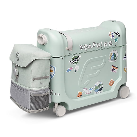 Travel Bundle Stokke JetKids BedBox - Maleta para llevar, color verde