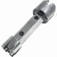thumbnail image 1 of Clé de Vidange à Double Extrémité en Alliage d'Aluminium pour Outils de Réparation de Canalisation de Salle de Bain, 1 of 8