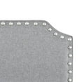 thumbnail image 3 of HomeFare Tête de Lit Clip Corner Queen en Tissu Gris Pierre, 3 of 6