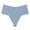 Blue, variant on lnmuld Solid Laser Cut Seamless Mid Rise Women Bikini Briefs Ice Silk Smooth No Show Invisible Breathable Daily Panties Color:Blue,Size:M